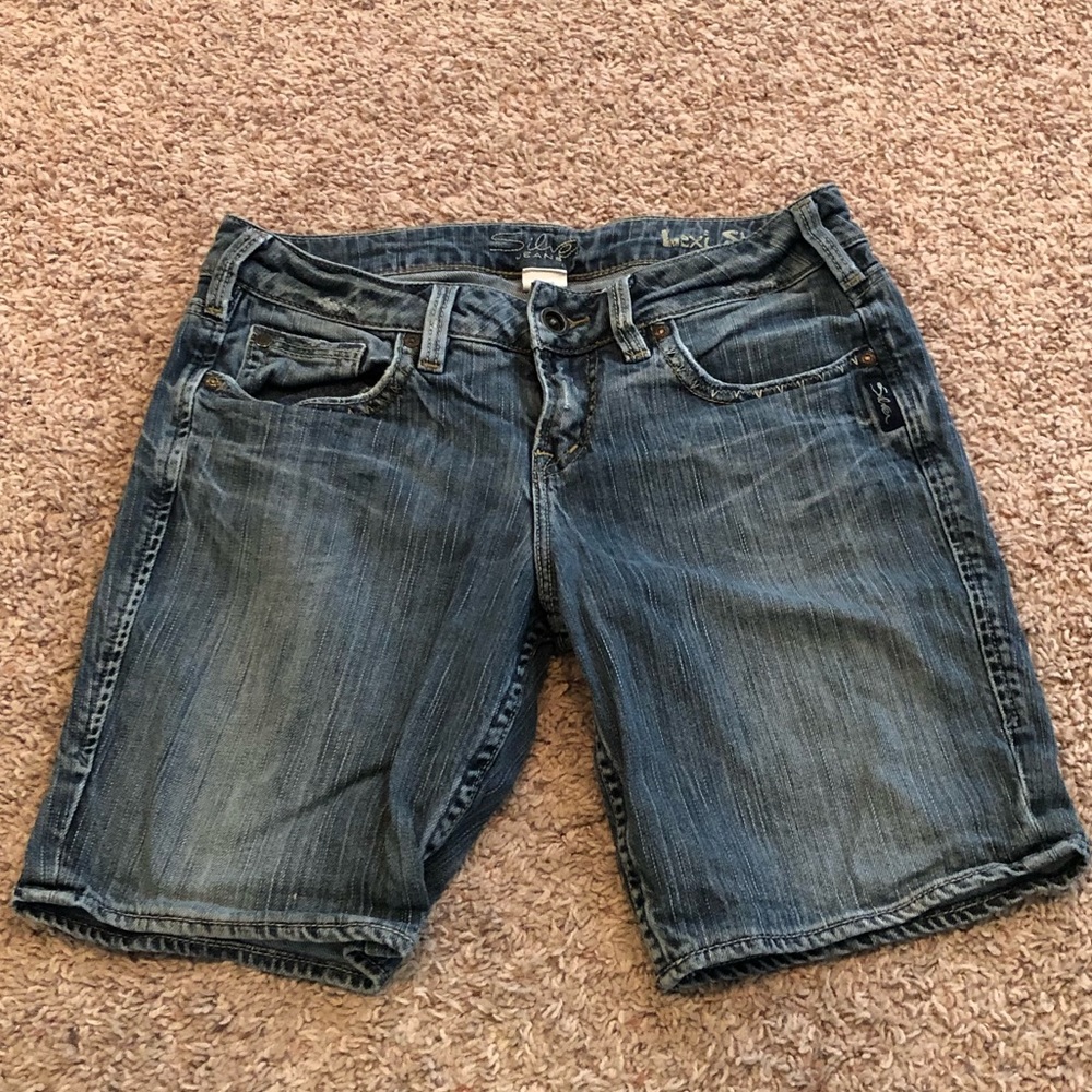 Silver brand jean shorts
